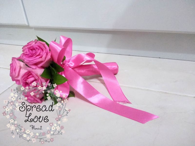 Lovely Pink Bridesmaid Bouquet WHB002